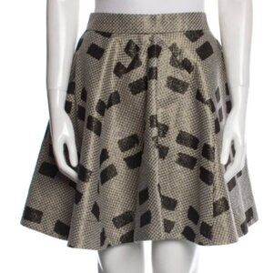 Vivienne Westwood metallic printed mini skirt